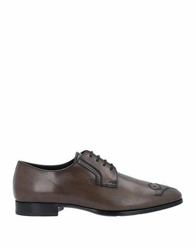 Tod's Man Lace-up shoes Khaki Calfskin Cover