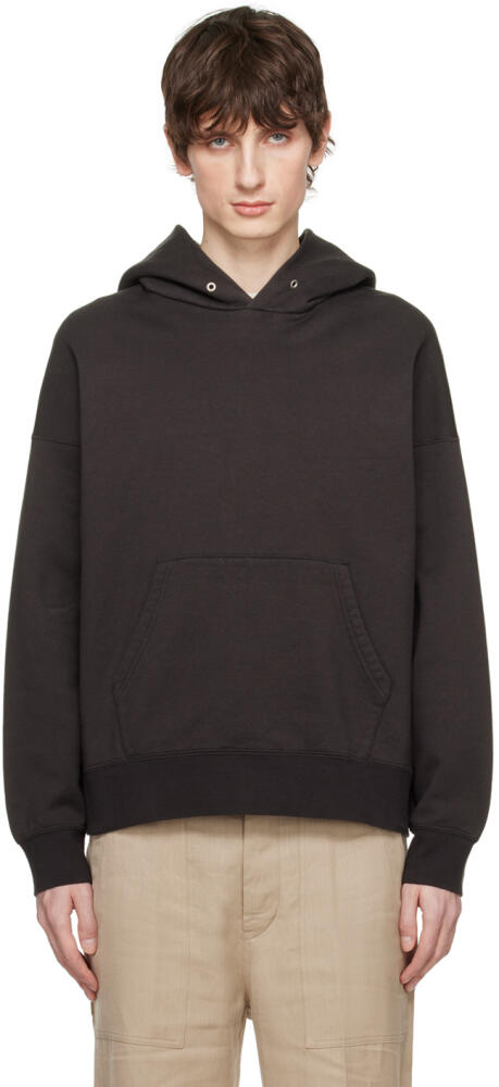 visvim Black Ultimate Jumbo SB Hoodie Cover