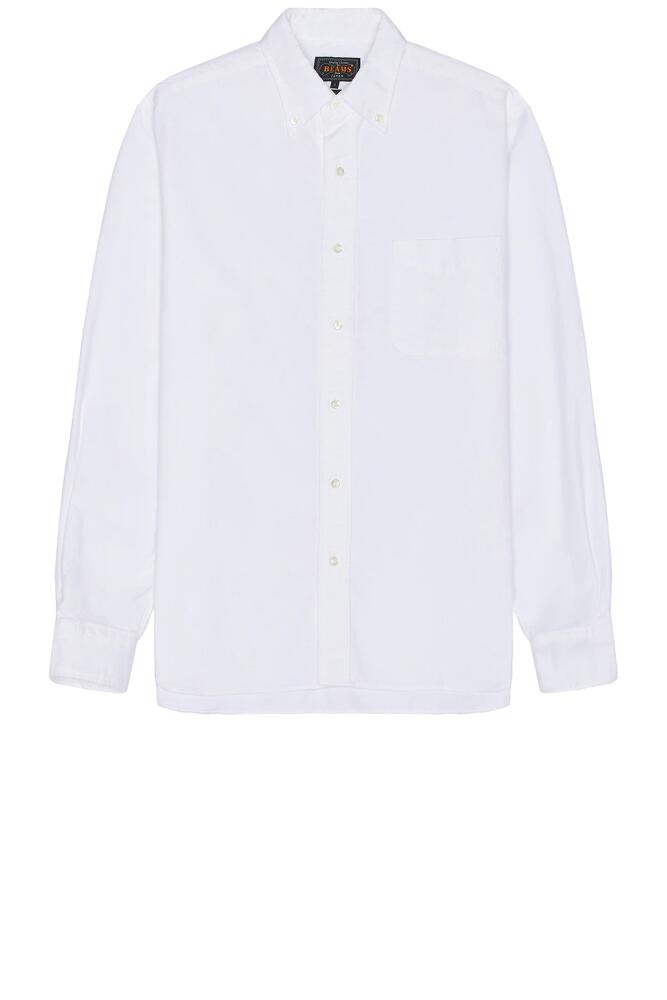 Beams Plus B.d. Oxford in White Cover