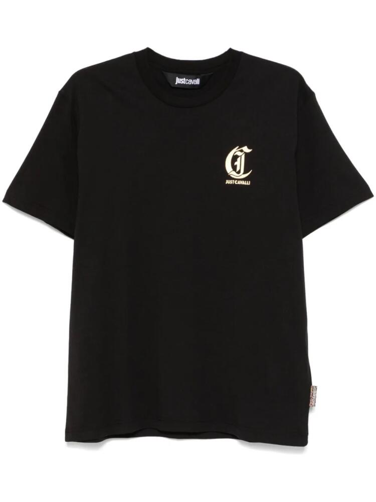 Just Cavalli logo-print T-shirt - Black Cover