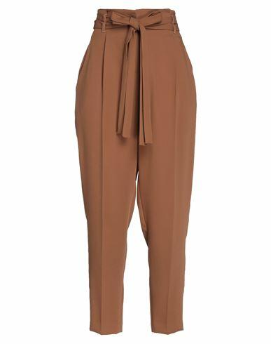 Sfizio Woman Pants Camel Polyester Cover