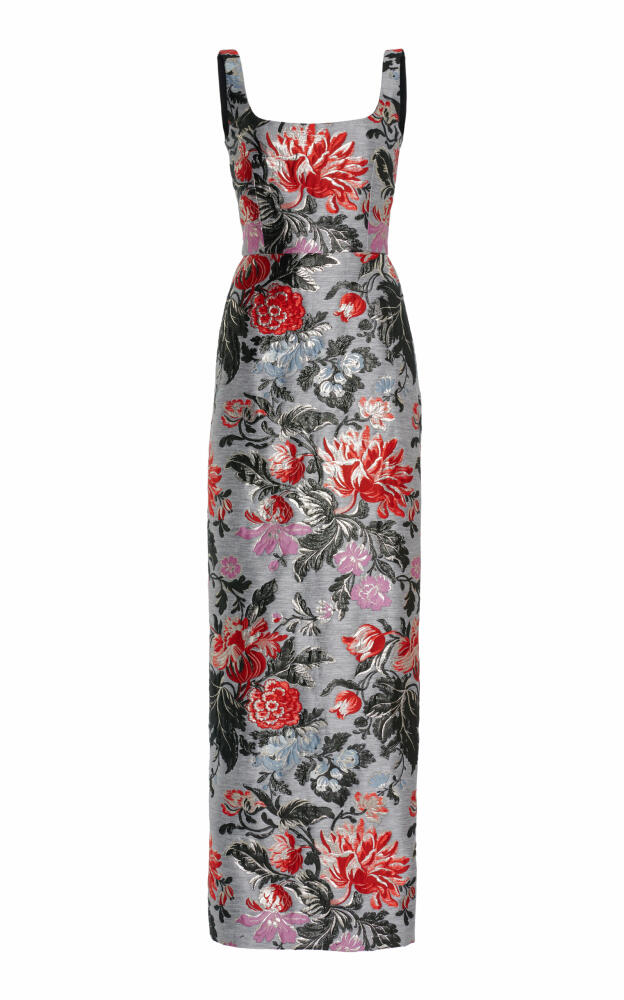 Carolina Herrera - Floral Column Gown - Multi Cover