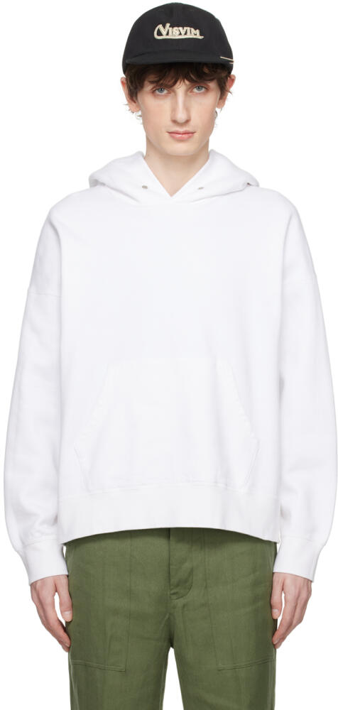 visvim White Ultimate Jumbo SB Hoodie Cover