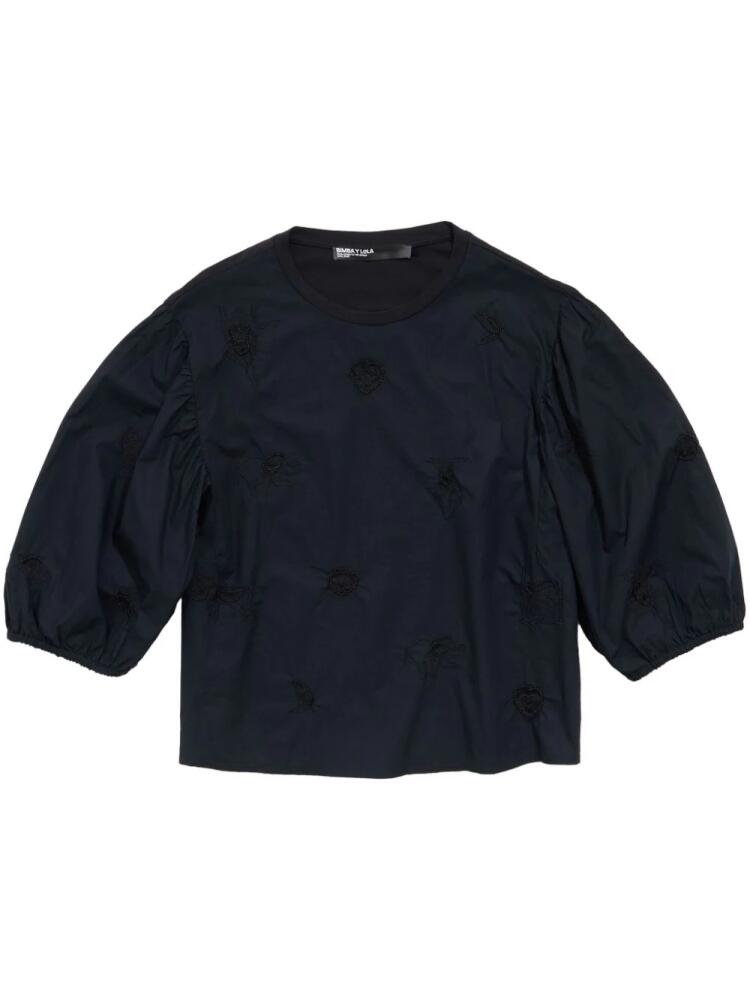 Bimba y Lola embroidered blouse - Black Cover