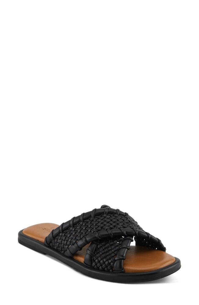 Spring Step Montauk Slide Sandal in Black Cover