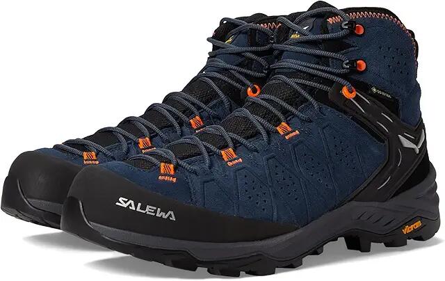 SALEWA Alp Trainer 2 Mid (Dark Denim/Fluo Orange) Men's Shoes Cover