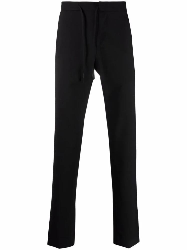 Maison Margiela drawstring waist straight-leg trousers - Black Cover