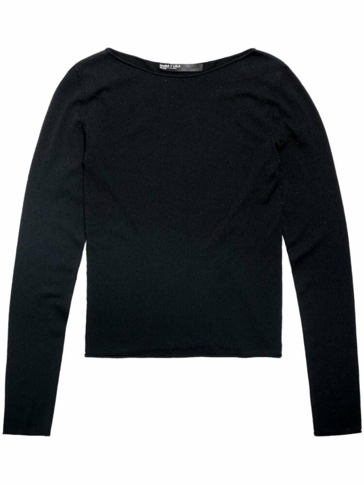 Bimba y Lola crystal-embellished jumper - Black Cover