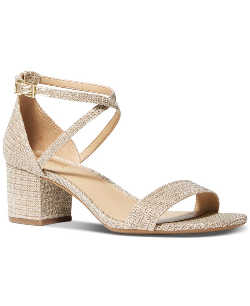 Michael Michael Kors Women's Serena Flex Dress Sandals - Pale Gold Cover