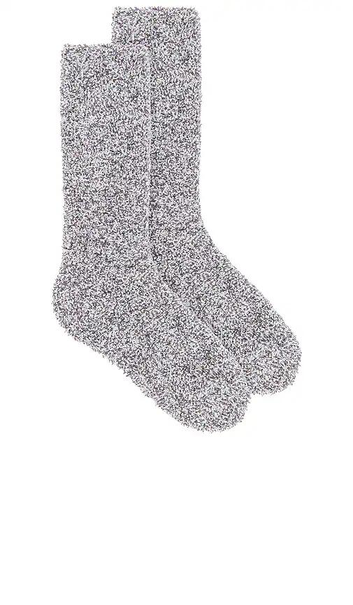 Barefoot Dreams CozyChic Socks in Grey Cover