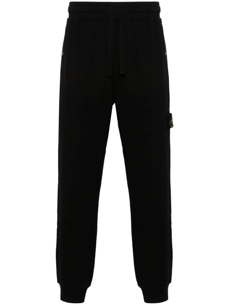 Stone Island Compass-badge track pants - Black Cover