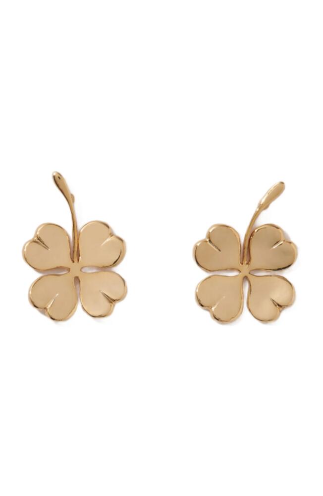 maje Shamrock earrings in Gold Cover