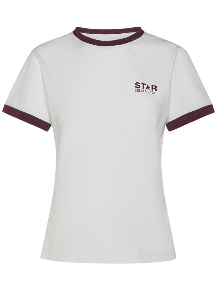 GOLDEN GOOSE Star Slim Cotton T-shirt Cover