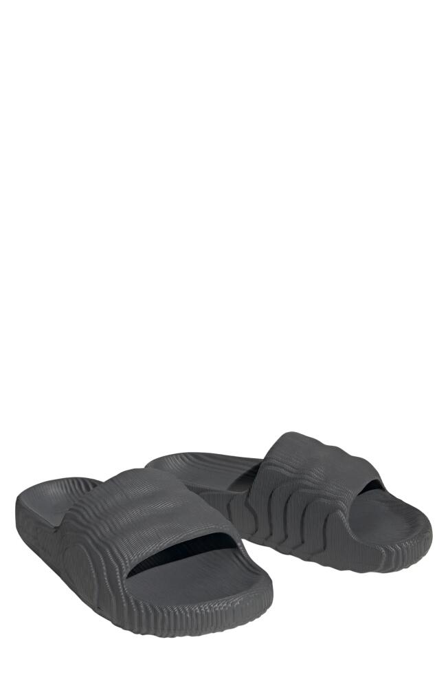 adidas Gender Inclusive Adilette 22 Sport Slide in Grey 1 /Core Black Cover