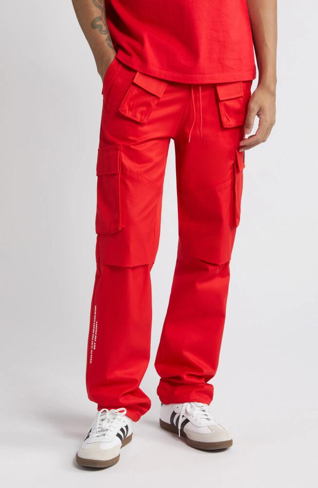 Billionaire Boys Club Flagship II Cargo Pants in Poppy Red Cover