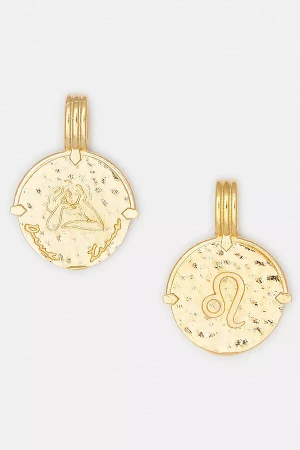 Deux Lions Jewelry Gold Zodiac Necklace Cover