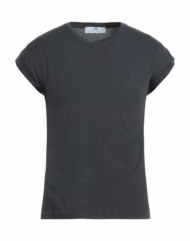 Mr Massimo Rebecchi Man T-shirt Steel grey Cotton Cover