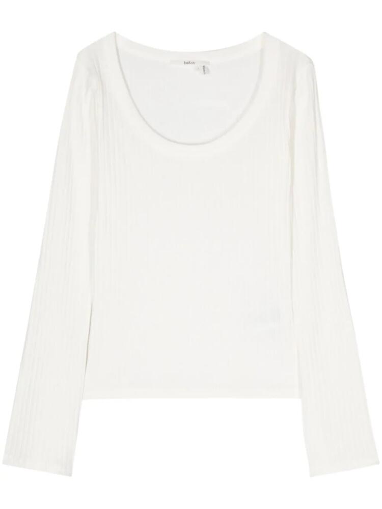 Ba&Sh Tiana long-sleeve T-shirt - White Cover