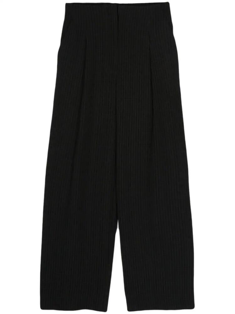 Bimba y Lola check-pattern carrot-leg trousers - Black Cover