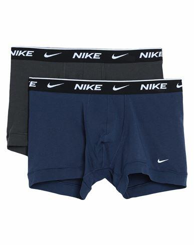 Nike Man Boxer Navy blue Cotton, Elastane Cover