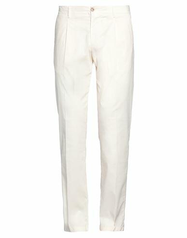 Fedeli Man Pants Cream Lyocell, Cotton, Elastane Cover