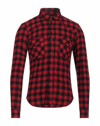 Stilosophy Man Shirt Red Cotton Cover