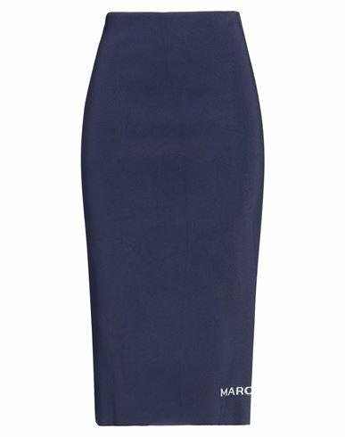 Marc Jacobs Woman Midi skirt Midnight blue Viscose, Nylon, Elastane Cover