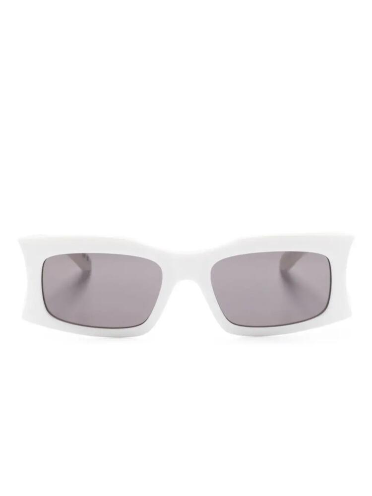 Balenciaga Eyewear BB0291S rectangular-frame sunglasses - White Cover