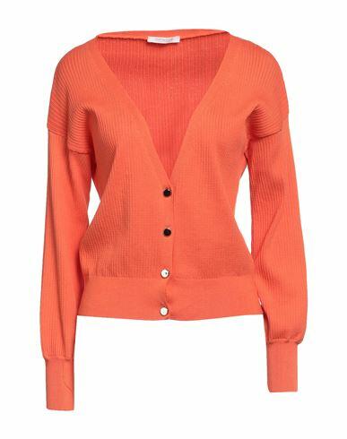 Bellwood Woman Cardigan Orange Cotton Cover