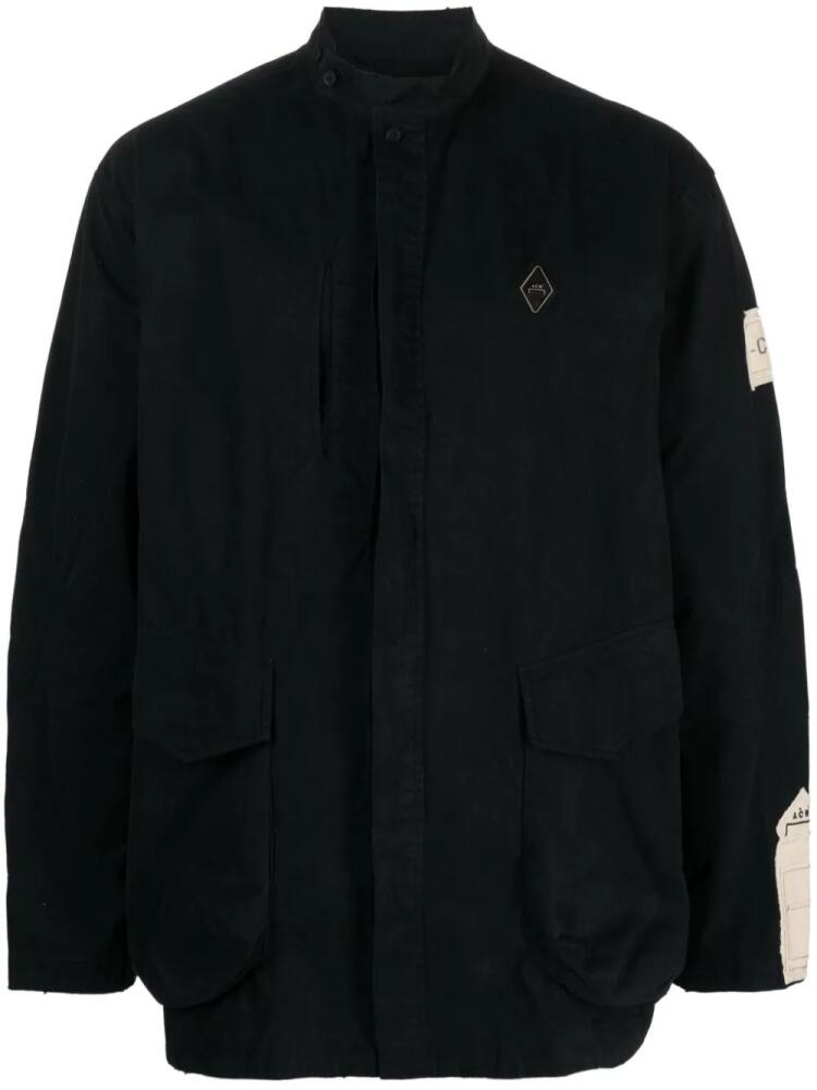 A-COLD-WALL* Ando logo-plaque cargo shirt - Black Cover