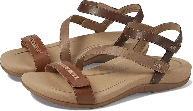 Aetrex Gabby (Cognac Multi) Women's Sandals Cover