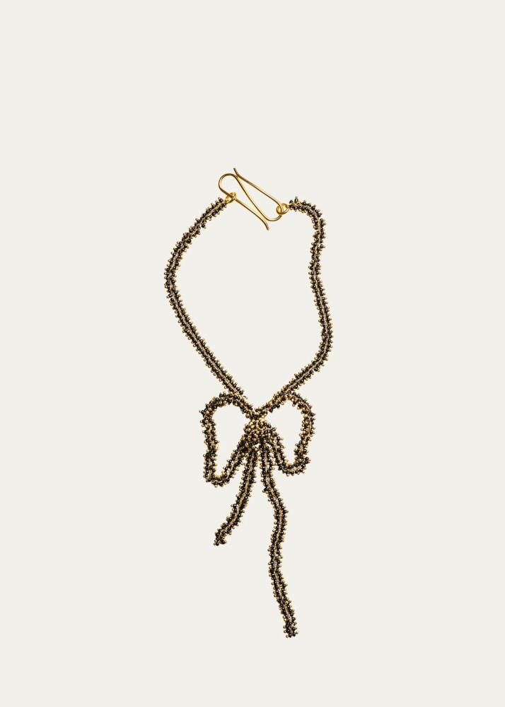 Beatriz Palacios Beaded Bow Necklace Cover