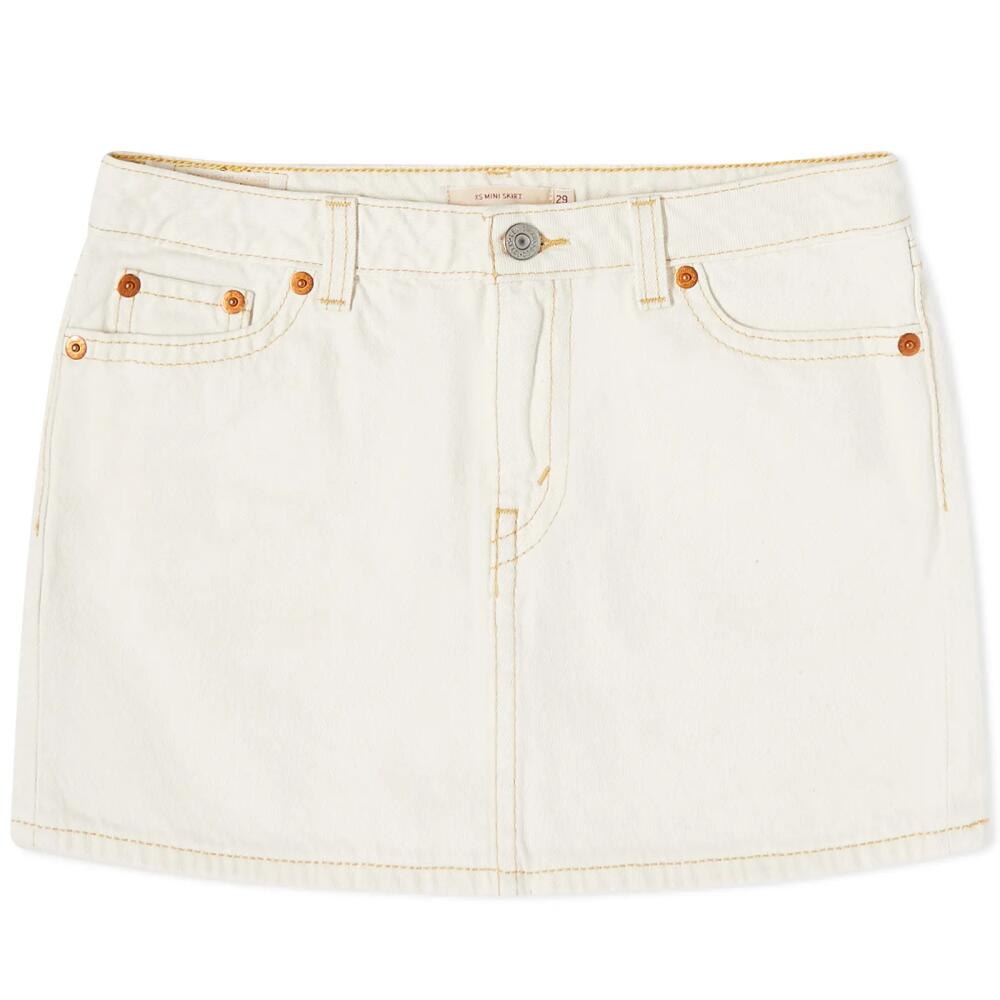 Levi's Women's Levi Xs Skirt in White Cover