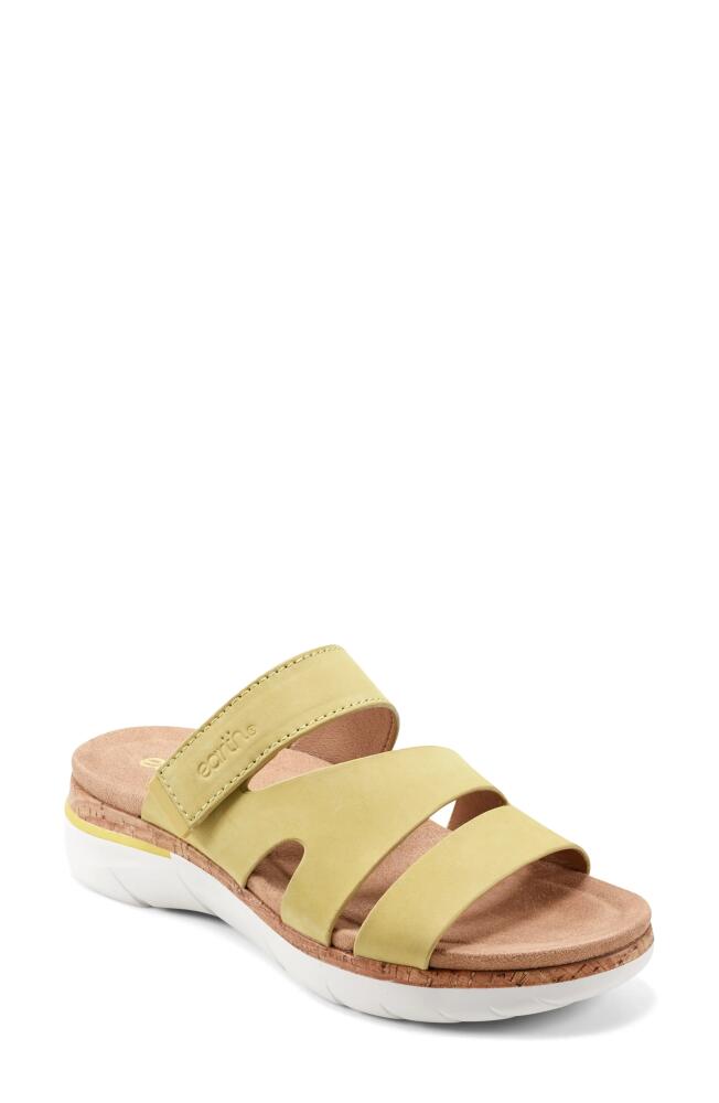 Earth Ralli Platform Slide Sandal in Light Green Cover