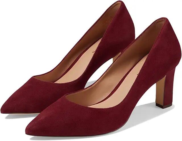 Cole Haan Mylah Heel Pump 75 mm (Black Cherry Suede) Women's Shoes Cover