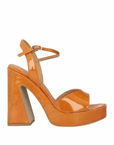 Elvio Zanon Woman Sandals Tan Leather Cover