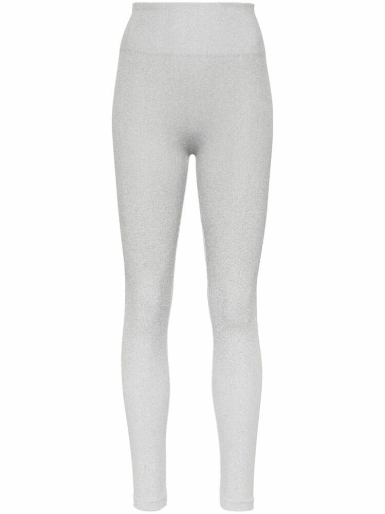 Wolford Fading Shine lurex leggings - Silver Cover