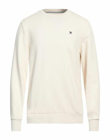 Hackett Man Sweatshirt Cream Cotton Cover