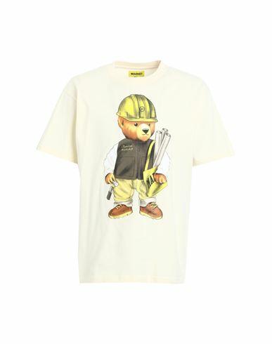 Market Workshop Bear T-shirt Man T-shirt Ivory Cotton Cover