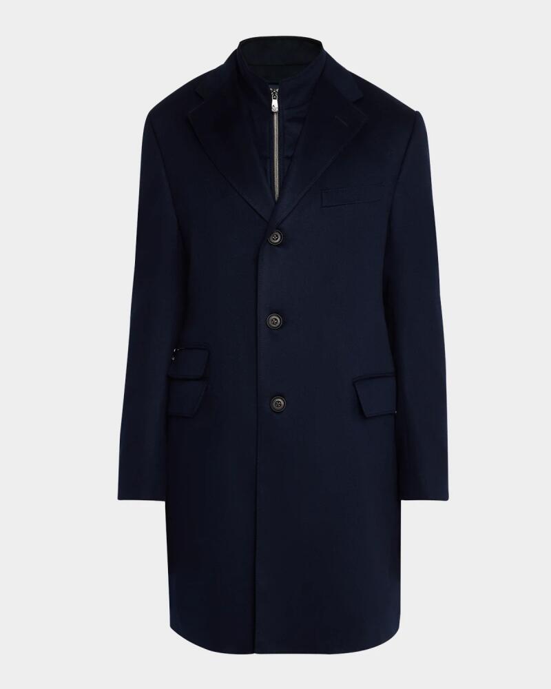 Corneliani Men's Wool ID Topcoat Cover