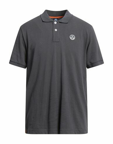 North Sails Man Polo shirt Lead Cotton Cover