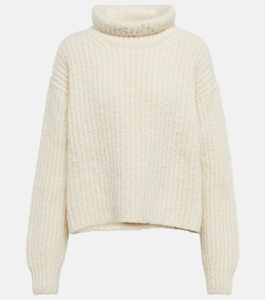 Loro Piana Ribbed cashmere turtleneck sweater Cover