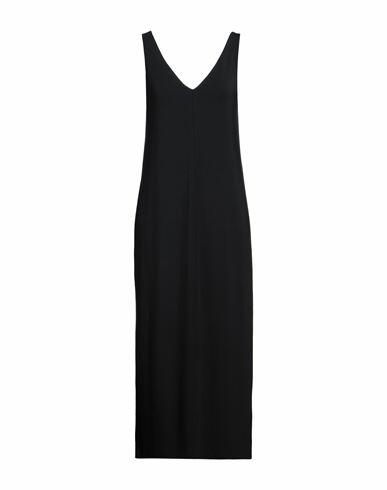 Rag & Bone Woman Midi dress Black Modal, Elastane Cover