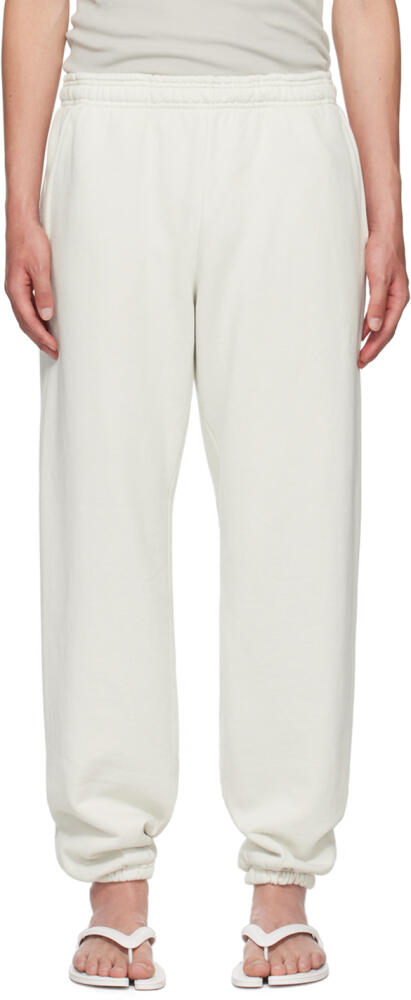 Entire Studios Off-White Straight-Leg Sweatpants Cover