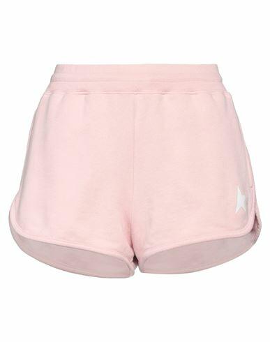 Golden Goose Woman Shorts & Bermuda Shorts Light pink Cotton Cover