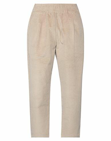 Family First Milano Man Pants Beige Cotton, Elastane Cover