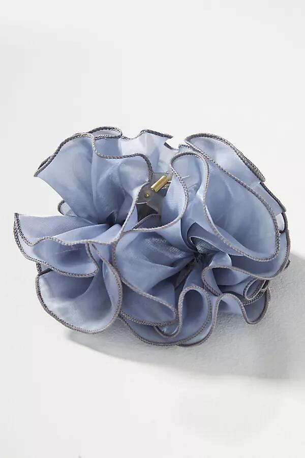 By Anthropologie Chiffon Rosette Hair Claw Clip Cover