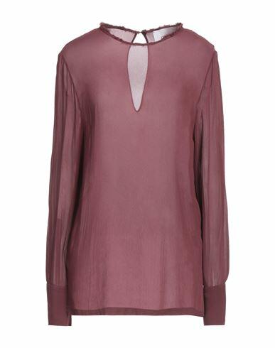 Nude Woman Top Burgundy Viscose Cover