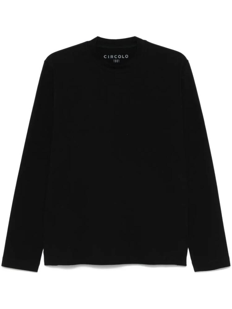 Circolo 1901 crew-neck T-shirt - Black Cover