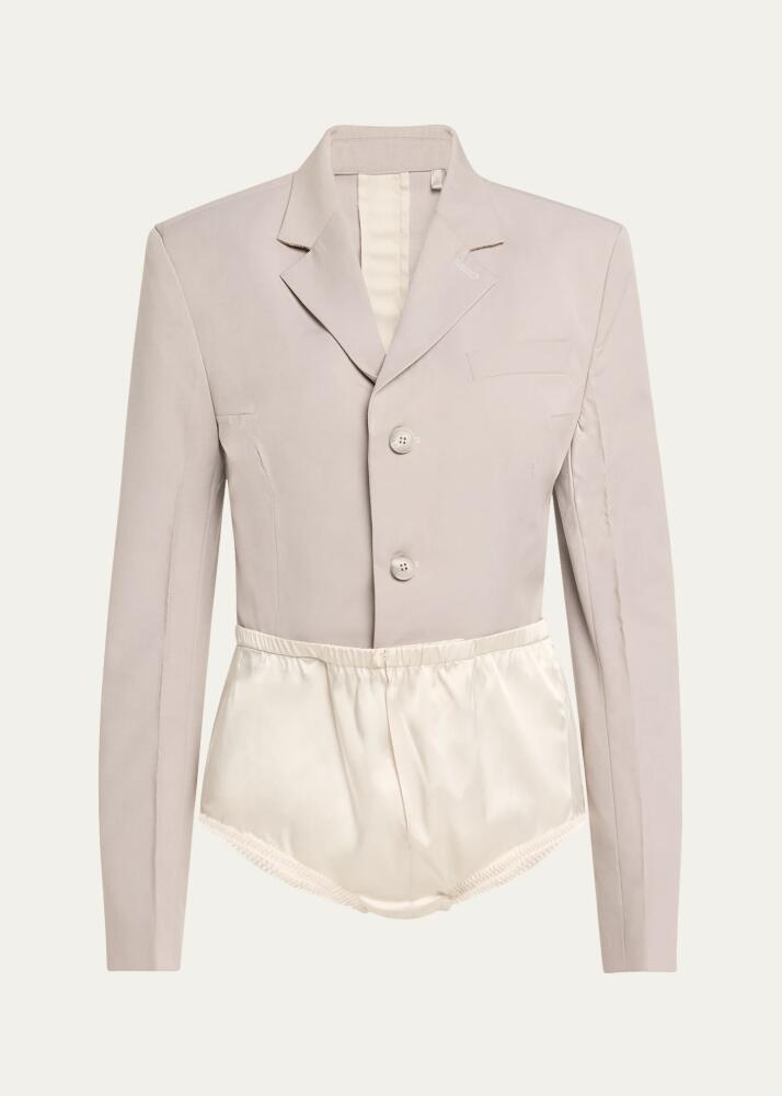 bettter Buttoned Blazer Bodysuit Cover